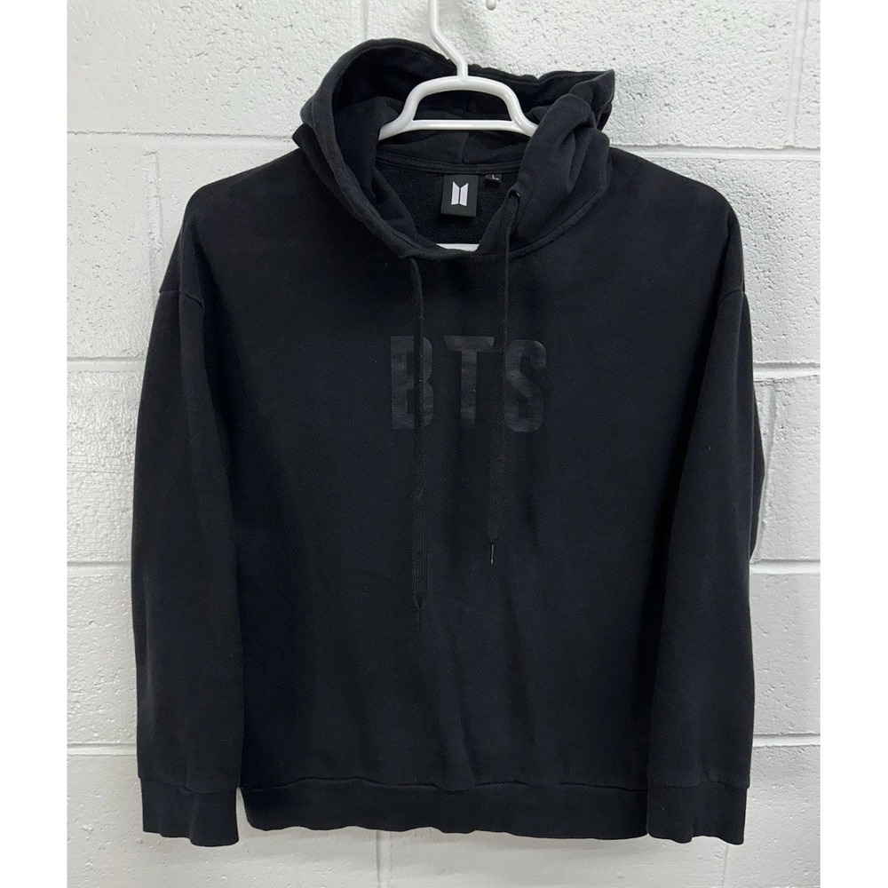 BTS Hoodie Map of the Soul Tour 2020 Black Double‎ Sided Hoodie - Large